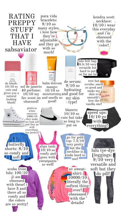 rating preppy stuff i own! idea from @charlotteaesthetics ilysm!! #cute #slay #lululemon #summer #preppy Preppy Closet Essentials, Lululemon Summer, Preppy Must Haves, Preppy Hat, Preppy Birthday Gifts, Preppy Closet, Preppy Essentials, Preppy Accessories, Preppy Things