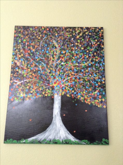 Fun things to paint Finger Print Tree, Acrylic Painting Ideas For Beginners, Easy Acrylic Painting Ideas, Things To Paint, Painting Ideas For Beginners, Acrylic Painting Ideas, Easy Acrylic Painting, Canvas Tent, Simple Canvas Paintings