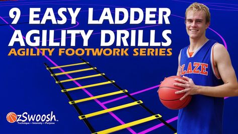 Here are our 9 best agility ladder footwork drills we use at our basketball academy. https://youtu.be/wqJEBkiTD8o?sub_confirmation=1 These footwork drills can also be used for other sports. #footspeed #footworkagility #workout #agilitydrills #fitness Drills For Basketball, Footwork Drills, Basketball Academy, Free Coaching, Basketball Drills, Resource Library, Music Library, Basketball Players, Drills