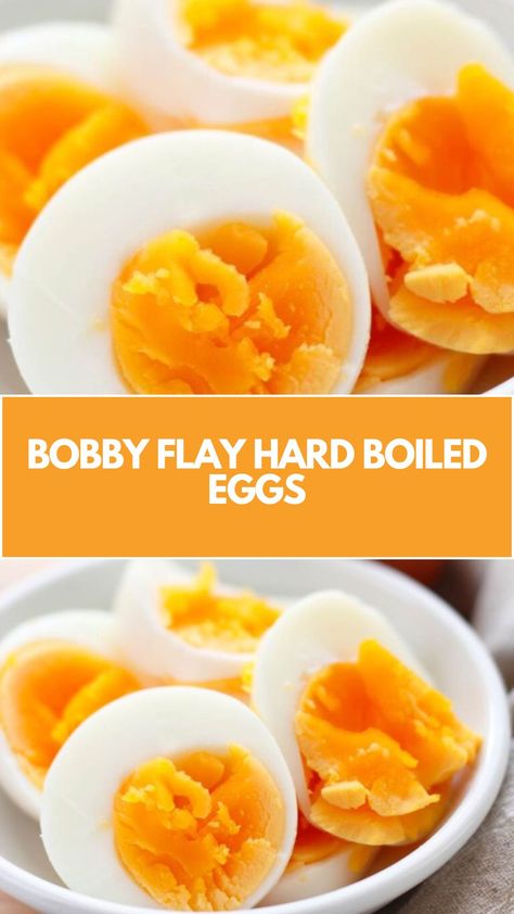 Bobby Flay’s Hard Boiled Eggs are made with large eggs and baking soda. This easy hard-boiled eggs recipe creates a delicious breakfast or snack that takes about 15 minutes to prepare and can serve up to 12 people. Boiling Recipes, Medium Boiled Eggs, Easy Hard Boiled Eggs, Boiling Eggs, Bobby Flay Recipes, Hard Boiled Egg Recipes, Boiled Food, Bobby Flay, Eggs Recipe