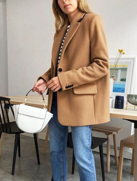 Camel Blazer Outfits Women, Camel Blazer Outfit, Black Friday Fashion, Pijamas Women, Camel Blazer, Friday Outfit, Tan Blazer, Beige Blazer, Style Winter