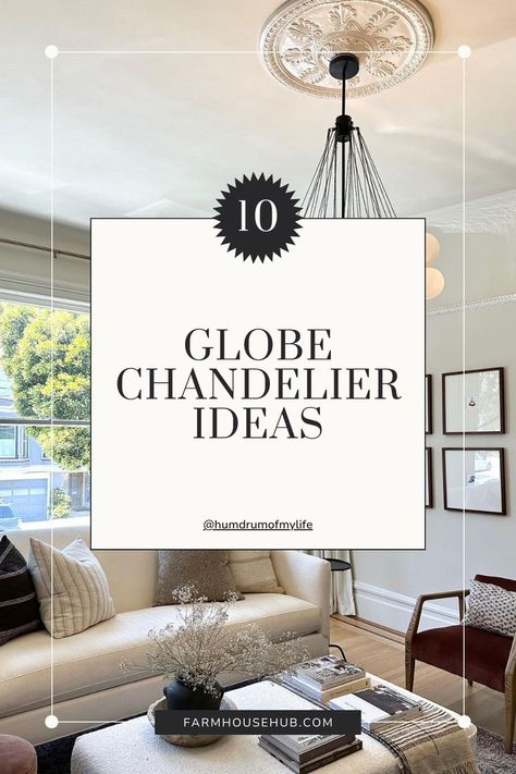 Globe Chandelier Ideas Globe Chandelier Dining Room, Chandelier Ideas, Chandelier Dining Room, A Globe, Globe Chandelier, Minimalist Furniture, Wood Polish, Dining Room Chandelier, Modern Vibe