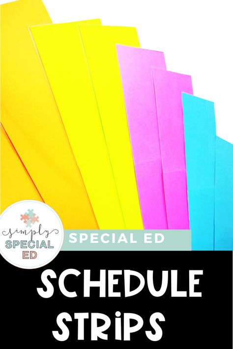 Creating a classroom schedule that is visually appealing and makes sense to #SpecialEducation students can seem like a daunting task, but it really can be done in a few steps. Kids love bright colors and need visual reminders to help them stay on track throughout the day. Read on for how to create visual classroom and individual schedules in special ed with tips that include board placement, individual component creation, & storage tips. #ClassroomSchedule #SpedSchedule Schedule Board Ideas, Teaching Executive Functioning Skills, Teaching Executive Functioning, Special Education Lesson Plans, Schedule Board, Middle School Special Education, Student Binders, Early Childhood Special Education, Classroom Schedule