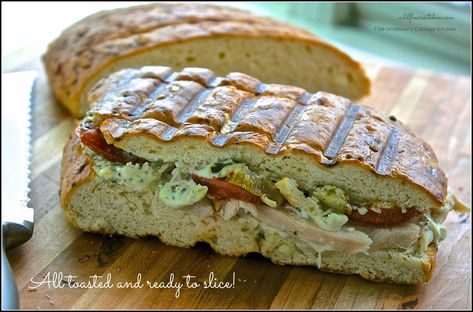 Artichoke Panini, Turkey Panini Sandwiches, Turkey Panini, Panini Recipes Chicken, Panini Recipe, Chicken Panini, Holiday Roasts, Panini Recipes, Panini Sandwiches