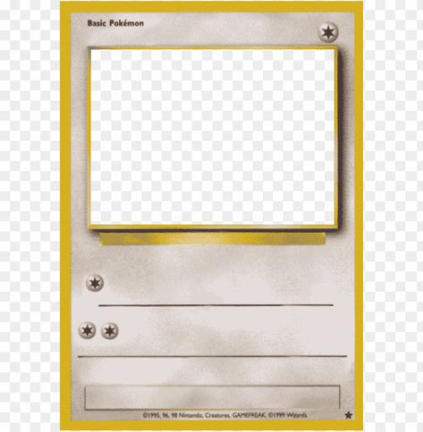 Free Pokemon Cards, Pokemon Go Cards, Make Your Own Pokemon, Pokemon Trainer Card, Pokemon Card Template, Blank Card Template, Blank Playing Cards, Deviantart Pokemon, Trading Card Template