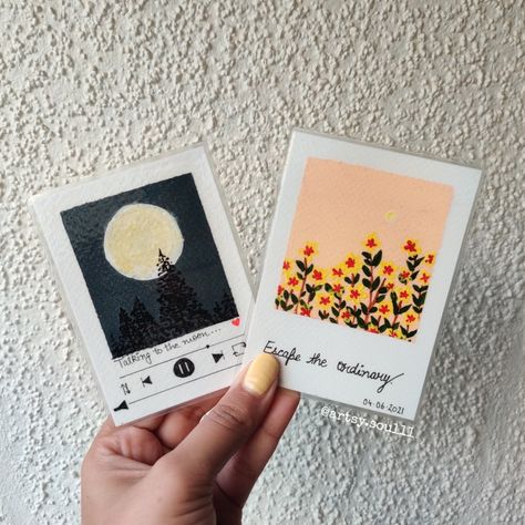 300gsm water colour paper from brustro
Acrylic paints by camlin and brustro
Fineliners by brustro Polaroid Quotes, Picture Polaroid, Cute Polaroid, Talking To The Moon, Kind Of, Cute Picture, Polaroid Pictures, A Song, A Quote