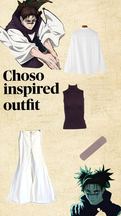 Choso inspired outfit #jujutsukaisen #inspiredoutfit #anime #chosokamo Choso Inspired Outfit, Anime Outfits Inspired, Outfit Inspired, Cartoon Outfits, Anime Inspired, Anime Outfits, Cute Fashion, Fashion Styles, Outfit Inspirations