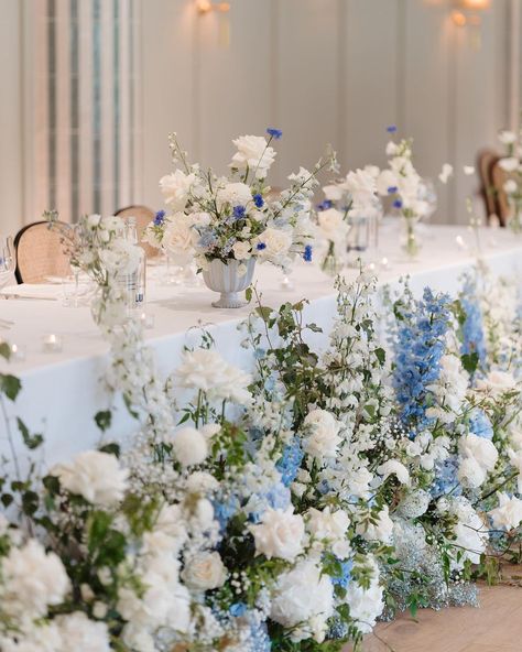 Elspeth Tull (@theblumestudio) • Instagram photos and videos European Inspired Wedding, Blue Yellow Weddings, July Flowers, Bridal Shower Inspo, A J, Blue Wedding, Powder Blue, Floral Wedding, Big Day