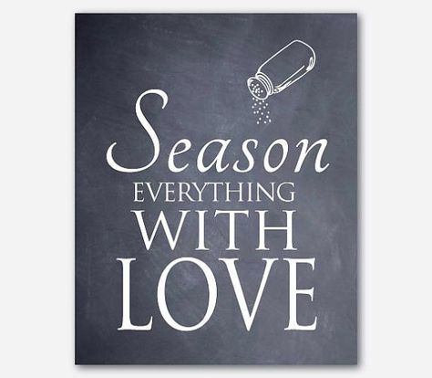 Season Everything With Love Chalkboard Wall Art Kitchen Wall Pictures, Pictures For Kitchen Walls, Chalkboard Pictures, Chalkboard Wall Bedroom, Kitchen Chalkboard, Diy Projects Gifts, Kitchen Shower, Chalkboard Wall, Wall Art Design