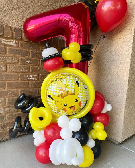 Pokemon Party Decorations, Pokémon Birthday, Bday Stuff, Pokémon Party, Pokemon Birthday Party, Lucky 7, Pokemon Party, Pokemon Birthday, Birthday Stuff