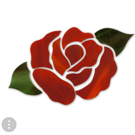 Rose Template, Rose Patterns, Rose Stencil, Stained Glass Rose, Glass Rose, Mosaic Flowers, Rose Drawing, Red Rose Flower, Flower Stencil