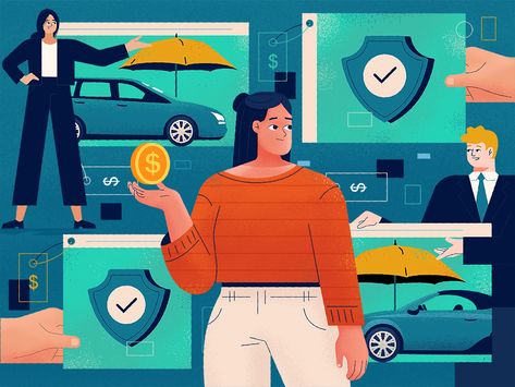 Insurance Illustration, Human Vector, Motion Design Animation, Motion Graphic, Flat Illustration, Illustration Character Design, Freelance Illustrator, Auto Insurance, Motion Design