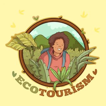 Free Vector | Eco tourism landing page template Ecotourism Design, D Logo Design, Eco Tourism, Eco City, Bag Illustration, D Logo, Isometric Illustration, Website Template Design, Eco Friendly Bags