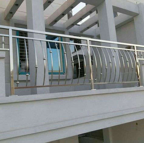 wood railing projects modern backyard fence laser and water jet outdoor walls decorative screen panels Steel Railing Design Balconies Modern, Balcony Railing Design Stainless Steel, Steel Railing Design Balconies, Reling Design, Steel Grill Design, Grill Designs, Modern Window Grill, درج السلم, Steel Railing Design