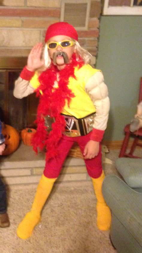 Hulk Hogan Halloween, Hulk Hogan Costume, Hulk Hogan, Trunk Or Treat, Kids Costumes, Hulk, Toddler Boys, Trunk, Halloween Costumes