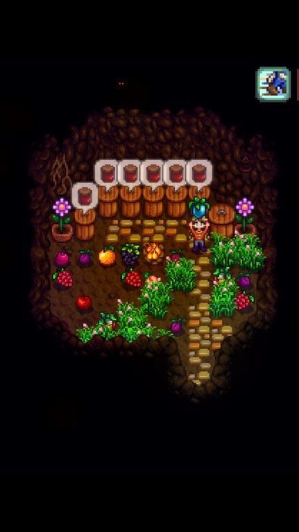 Stardew Valley Fruit Bat Cave Ideas, Fruit Bat Cave Stardew, Bat Cave Stardew Valley, Stardew Valley Bat Cave, Stardew Valley Cave Layout, Stardew Valley Fruit Bat Cave, Stardew Valley Cave, Stardew Valley Mushroom Cave, Stardew Ideas