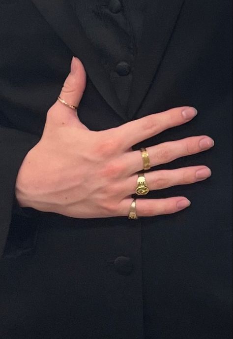 Tom Felton Hands, Draco Hands, Draco Malfoy Hands, Draco Malfoy Nails, Draco's Rings, Draco Malfoy Ring, Male Gold Ring, Draco Ring, Men Gold Rings