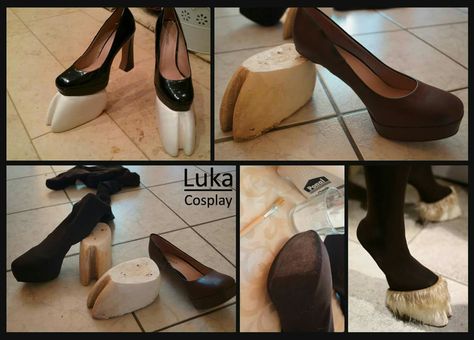 Faun feet Hooves Shoes, Satyr Costume, Faun Costume, Hoof Shoes, Diy Kostüm, Idee Cosplay, Cosplay Tutorial, Cosplay Diy, Cosplay Tips