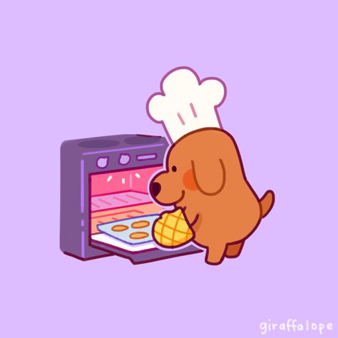 Local small business owner does his heckin best pic.twitter.com/Xery0ju3M6 Baking Illustration, Dog Baking, Lame Jokes, Animal Doodles, Printed Pages, Kawaii Art, Dog Puppy, Small Business Owner, Good Mood