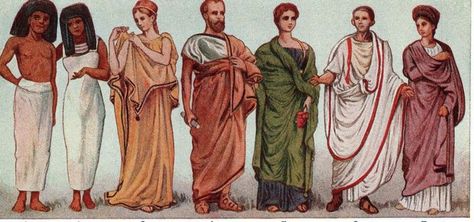 Accurate depiction of what ancient Greek people wore. Greek Clothing Ancient, Ancient Greece Clothing, Ancient Greek Clothing, Greek People, Greek Dress, Greek Costume, Greek Men, Greece Outfit, Greece Fashion