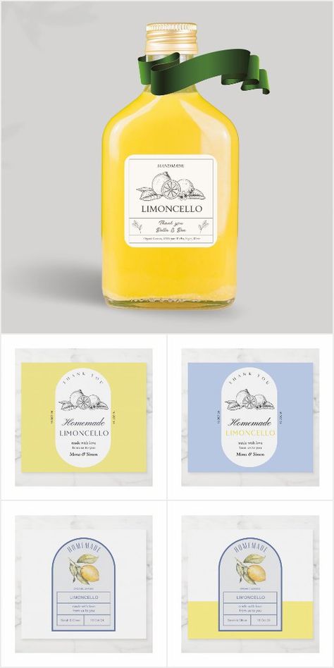 Limoncello Labels, Bridal Couple, Event Hosting, Bottle Labels, Liqueur, Label Design, Party Invitations, Wedding Invitations, Party Supplies