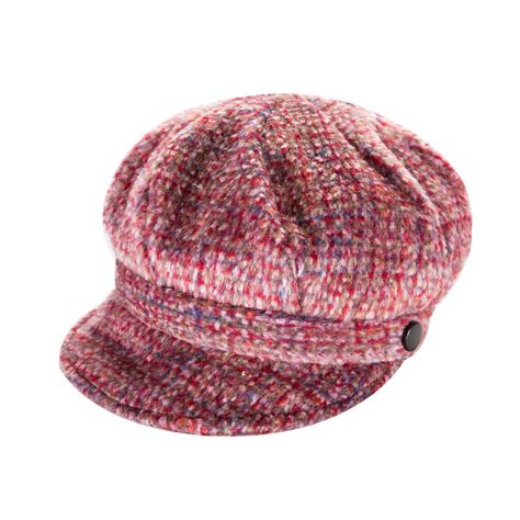 Inspired by the traditional panel newsboy cap, our Blush Tweed Ladies Newsboy’s Cap takes a modern twist on the classic style. Made from soft wool mix tweed with a black quilted lining.   All our Tweed products are hand finished, and as a result no two products are the same. This provides a uniqueness to our goods. Womens Tweed, Stylish Caps, Newsboy Hat, The Sixties, Newsboy Cap, Flat Cap, Hat Band, Winter Accessories, Black Button