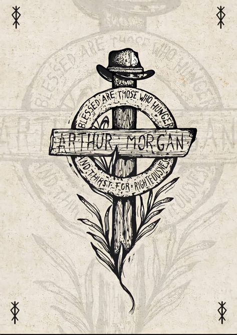 Small Shark Tattoo, Author Morgan, Cowboy Character Design, Nerd Tattoo, Cool Tattoo Drawings, Western Tattoos, Wicked Tattoos, Marvel Tattoos, Red Dead Redemption Ii