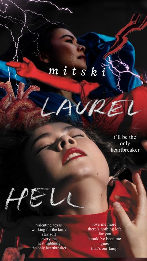 Mitski Album Poster, Laurel Hell Aesthetic, Aesthetic Mitski Poster, Mitski Inspired Wallpaper, Laurel Hell Mitski, Mitski Lush Wallpaper, Mitski Lush Album Cover, Mitski Poster, Mitski Shuffle