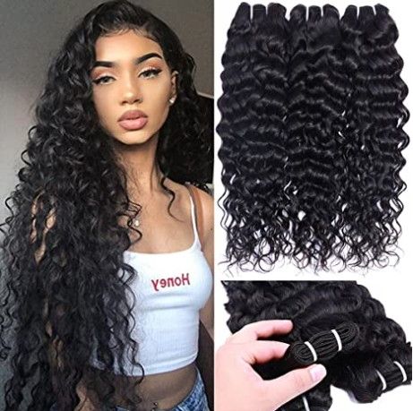 nice water wave hairs Wavy Sew In Hairstyles, Wet And Wavy Weave, Latest Black Hairstyles, Wavy Hair With Braid, Wavy Weave, Wet And Wavy Hair, Wavy Hair Extensions, Sew In Hairstyles, Hair Water