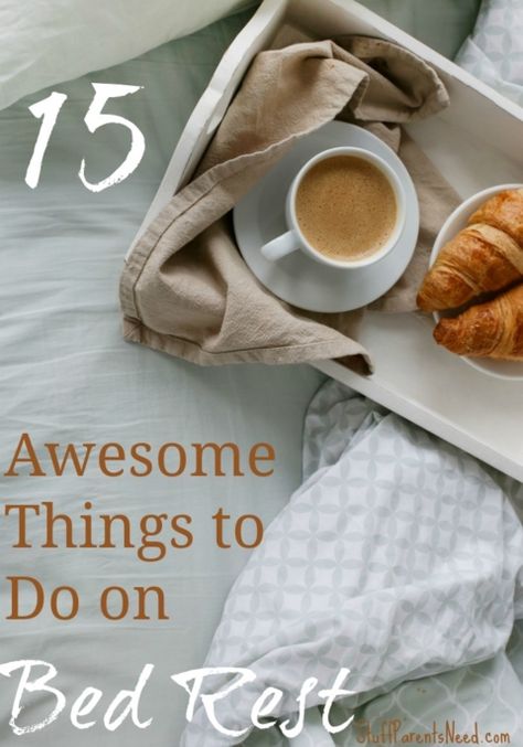 Activities For Bed Bound Patients, Things To Do When Recovering Surgery, Things To Do While Recovering From Surgery, Bed Rest Care Package, Bed Rest Activities, Bed Rest Pregnancy, Healing Ideas, Sickness Remedies, Acl Surgery