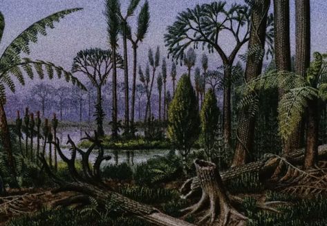 Prehistoric Garden, Paleozoic Era, Mesozoic Era, Earth Illustration, Creatures Art, Prehistoric Creatures, Find Beauty, Creature Art, Quick Saves