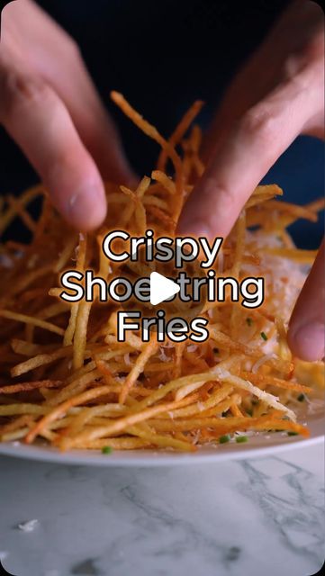 Savoury Potatoes, Fancy Potato Recipes, Shoestring Fries, Potato Bar, Potato Rice, Crispy Fry, Potato Fries, Fun Recipes, Vegetable Side