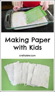 Kid Science, Kid Experiments, Diy Papier, Preschool Science, Aktivitas Montessori, Making Paper, Homeschool Science, Science Experiments Kids, Nature Crafts