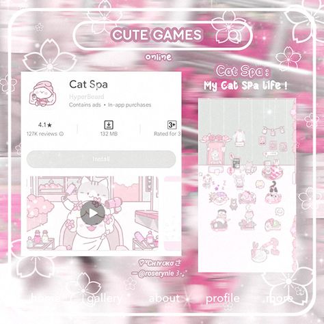 `✧ ꒰ kawaii online games ∿ ꒱ 𓂃﹆°. ꒦꒷. ｡ﾉ⁠♡ recommendations part¹ ! 𔘓 Kawaii Games, Online Games, Quick Saves, Kawaii