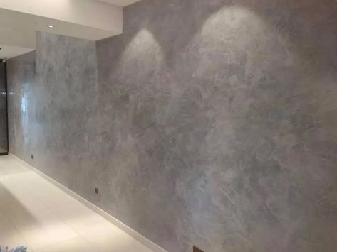 Polished Venetian Plaster, Venetian Plaster Backsplash, Venician Plaster Walls, Stucco Veneziano Modern, Plaster Wall Ideas, Venitian Walls, Venetian Plaster Kitchen, Stucco Interior Walls Ideas, Venician Plaster