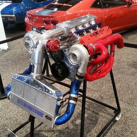 TWIN TURBO LSX454 Drag Racing Engines, Twin Turbo Engine, Crate Motors, Mechanical Engineering Design, Turbo Engine, Turbo Car, Ls Swap, C10 Trucks, Gm Car