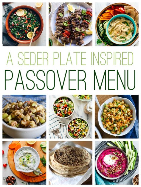 Recipes For Passover Seder Meal, Passover Meal Recipes, Bitter Herbs Passover, Passover Seder Menu Ideas, Passover Lunch Ideas, Passover Seder Meal, Traditional Jewish Food Passover Recipes, Traditional Passover Meal, Seder Meal Recipes