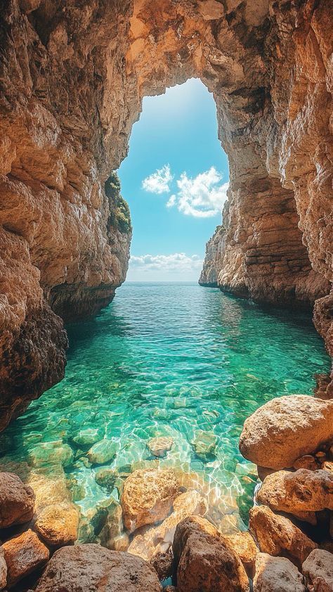 Algarve Portugal Aesthetic, Portugal Wallpaper, Cave Wallpaper, Optic Logo, Portugal Beaches, Vacation Wallpaper, Travel To Australia, Portugal Aesthetic, Summer Beach Pictures