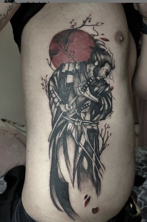 Ronin Tattoo, Trippy Tattoo Ideas, Half Sleeve Tattoos Sketches, Arrow Tattoos For Women, Trippy Tattoo, Tattoo Quotes For Men, Wrist Tattoo Ideas, Samurai Tattoo Design, Family Tattoo Designs