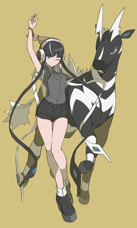 Elesa Pokemon, Giratina Pokemon, Gijinka Pokemon, Pokemon Game Characters, Oc Pokemon, Pokémon Black And White, Pokemon Manga, Pokemon Waifu, Pokemon Oc