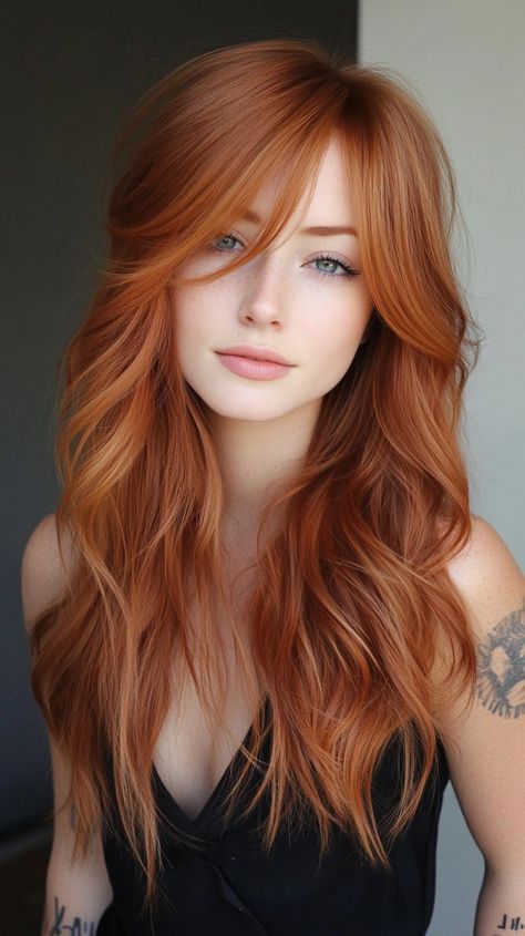 Bronze Rose Gold Hair, Red Hair Blue Eyes, Red Hair Inspiration, Copper Red Hair, Red Haired Beauty, Ginger Hair Color, Red Hair Woman, Copper Hair Color, Beautiful Red Hair