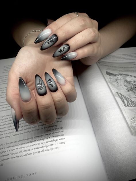 Dark Fairy Nails, Nail Implant, Dark Nails, Nails Short, Nails Ideas, Nail Design, Pretty Nails, Anime Wallpaper, Design Ideas