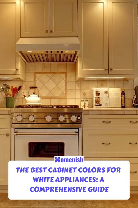 The Best Cabinet Colors for White Appliances: A Comprehensive Guide White Appliances In Kitchen Paint Colors, Best Appliance Color For White Kitchen, What Color Cabinets Go With White Appliances, Kitchen Remodel White Appliances, White Kitchen Appliances Aesthetic, White Appliance Kitchens, Kitchen White Appliances Ideas, White Kitchen Appliances Wood Cabinets, Cafe White Appliances In Kitchen