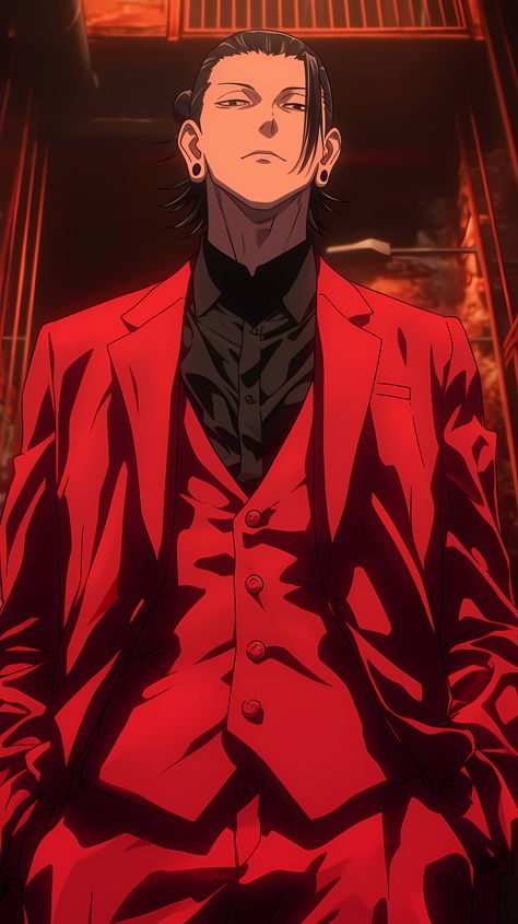 Anime Suit, Persona Anime, Snk Cosplay, Ju Jitsu, Japon Illustration, Red Suit, Story Instagram, Handsome Anime Guys, Handsome Anime