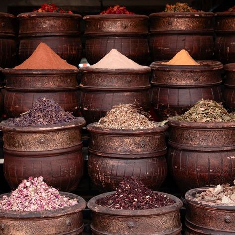 The History of Herbs and Herbal Medicine | Planet Natural Greek Crown, African Spices, Tagine Recipes, How To Roast, Ras El Hanout, Spice Mix, Cave Paintings, Elements Of Nature, Ayurvedic Medicine