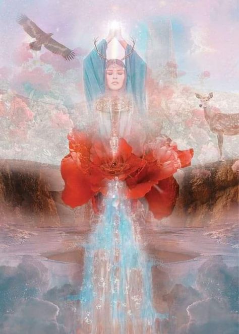 Divine Union Art, Marie Magdalene, Lyran Starseed, Mystical Pictures, Rebecca Campbell, Chalice Well, Goddess Spirituality, Divine Union, Hay House