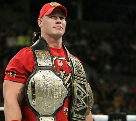 John Cena WWE Champion & World Heavyweight Champion "Big Gold Belt" Big Gold Belt, John Cena Wwe Champion, John Cena Wwe, Wwe World, John Cena, Wwe, Wrestling