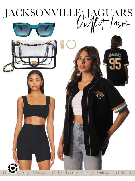 Jacksonville Jaguars Game Day Outfit, Jax Jaguars, Nfl Outfits, Nfl Games, Mobile Web, Gameday Outfit, Jacksonville Jaguars, Glitter Fabric, Fp Movement