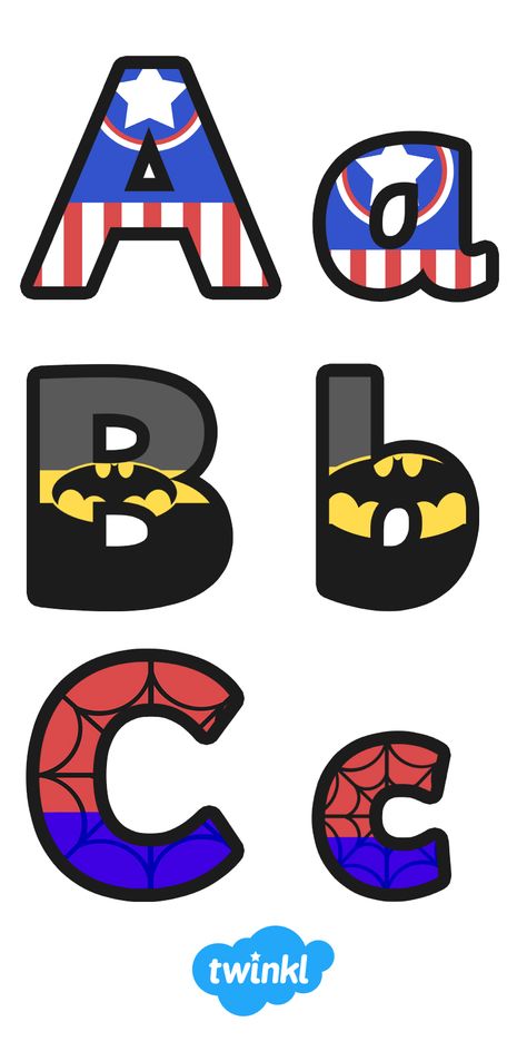 Hero Classroom Theme, Superhero Class, Superhero Alphabet, Superhero Letters, Alphabet Display, Superhero Classroom Theme, Superhero Classroom, Super Hero Theme, Super Papa