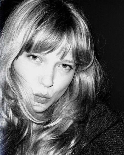 Lea Seydoux, Blonde Hair, We Heart It, Blonde, Lost, Black And White, Hair, On Instagram, White